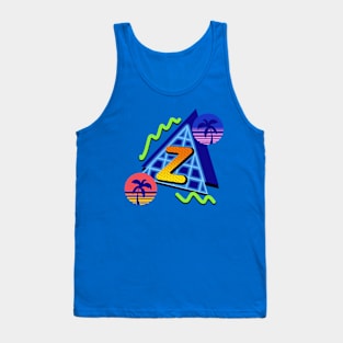 Initial Letter Z - 80s Synth Tank Top